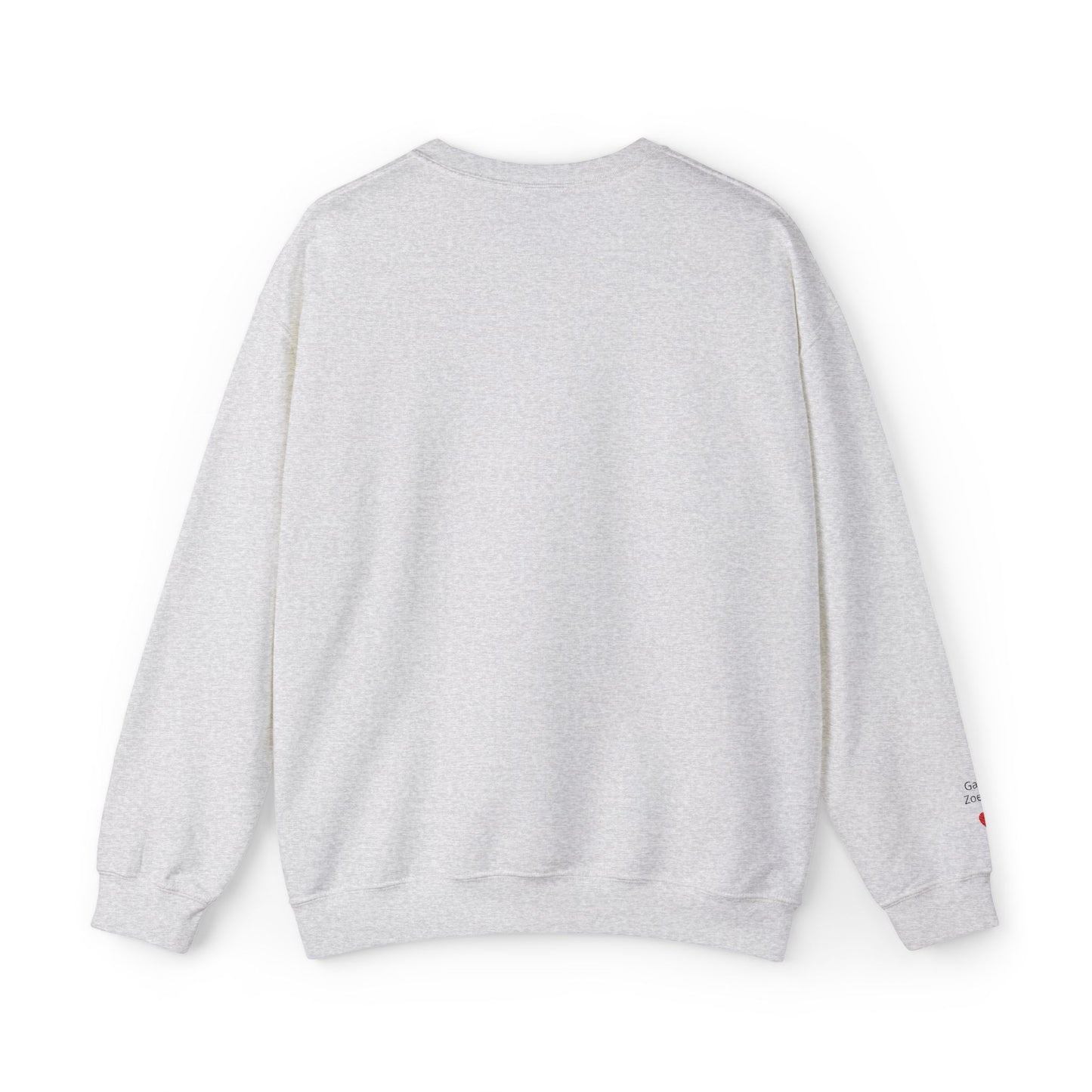 Unisex Mother's day Mama with Child Names Personalize Embroider Heavy Blend™ Crewneck Sweatshirt