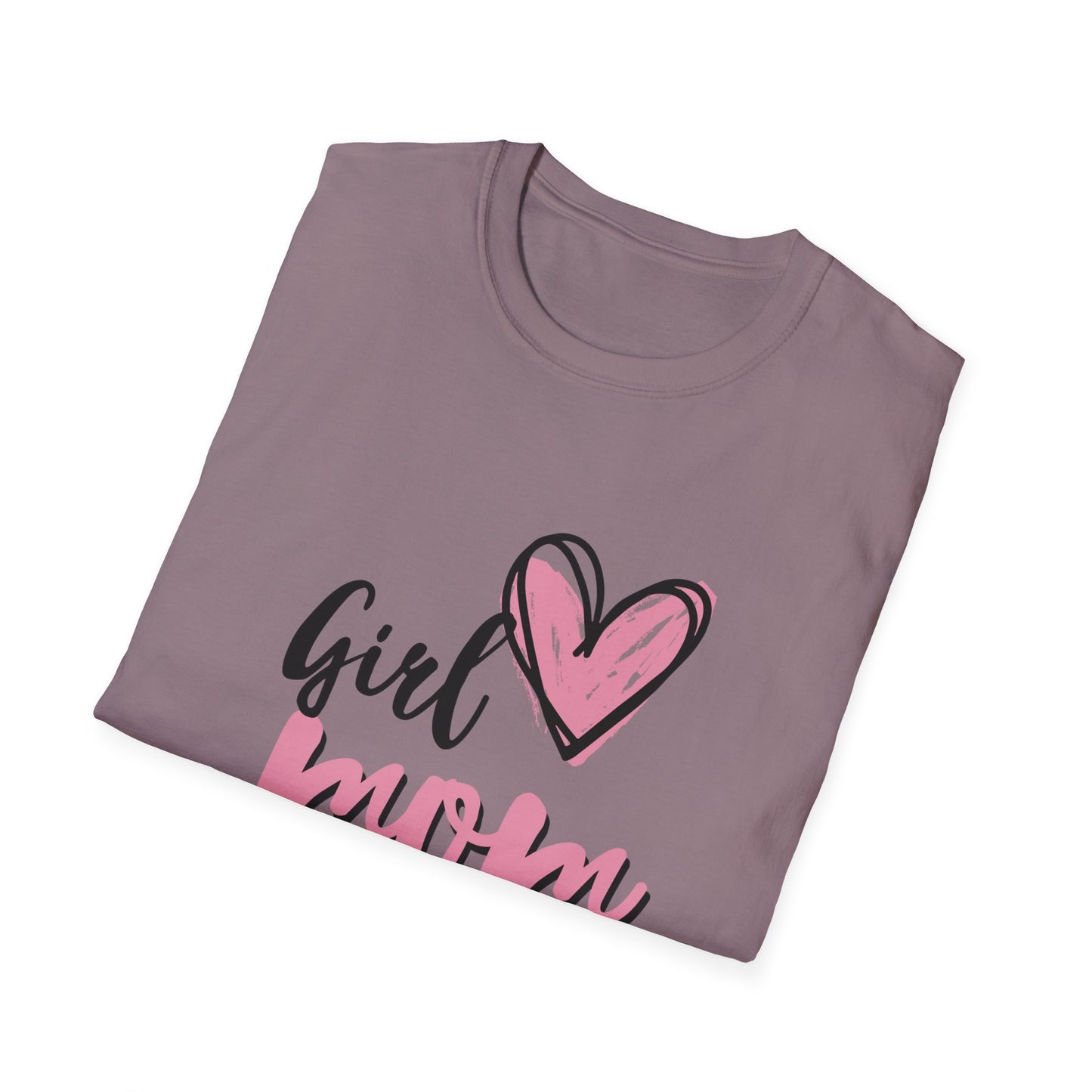 Girl Love Mom T-Shirt | Unisex Softstyle Tee for Mother's Day