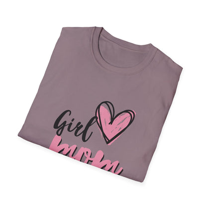 Girl Love Mom T-Shirt | Unisex Softstyle Tee for Mother's Day