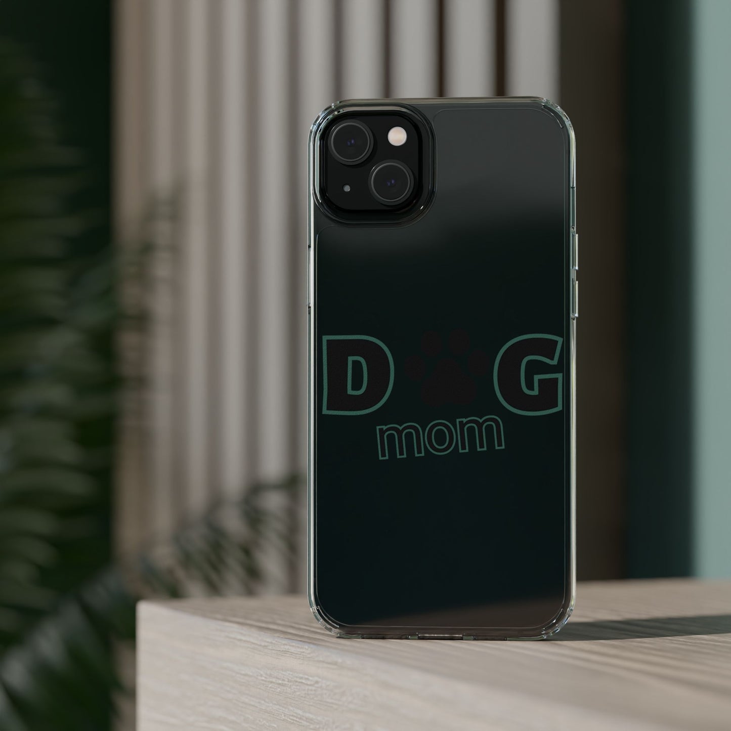 Dog Mom Clear Phone Case - Perfect Gift for Pet Lovers