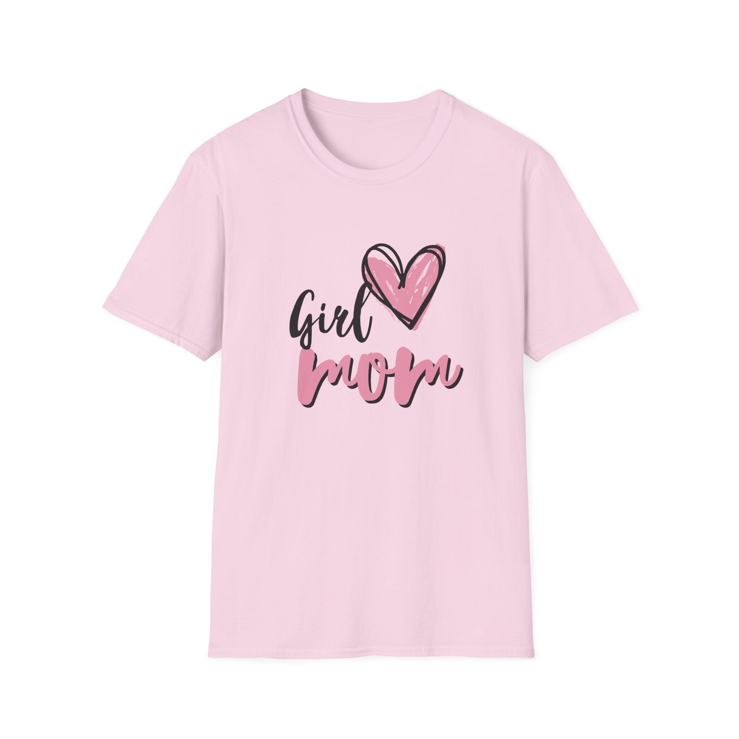 Girl Love Mom T-Shirt | Unisex Softstyle Tee for Mother's Day