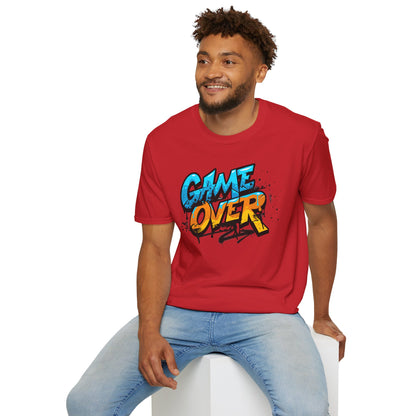 Unisex Softstyle T-Shirt - Gaming Game Over