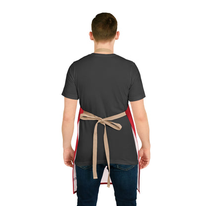 Dog Mom Apron - Stylish Red Apron with 5-Color Straps for Pet Lovers