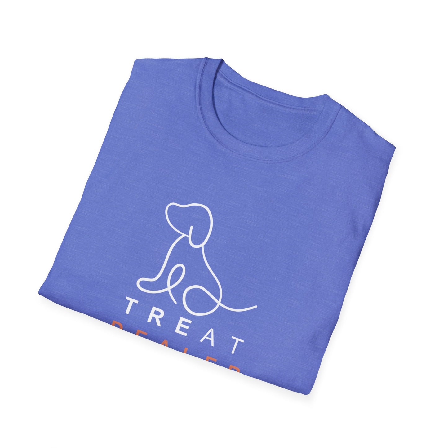 Treat Dealer Dog Lover's Unisex T-Shirt - 'Treat Dealer' Design, Pet Owner Gift, Cute Dog Apparel, Animal Lover Shirt, Dog Mom/Dad Tee, Casual Wear