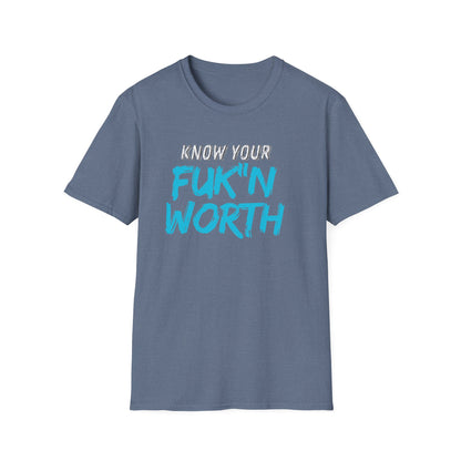 Your Worth Empowering Statement Tee, Know Your Worth Shirt, Inspirational Graphic T-Shirt, Motivational Casual Wear, Gifts for Friends, Unisex [...]