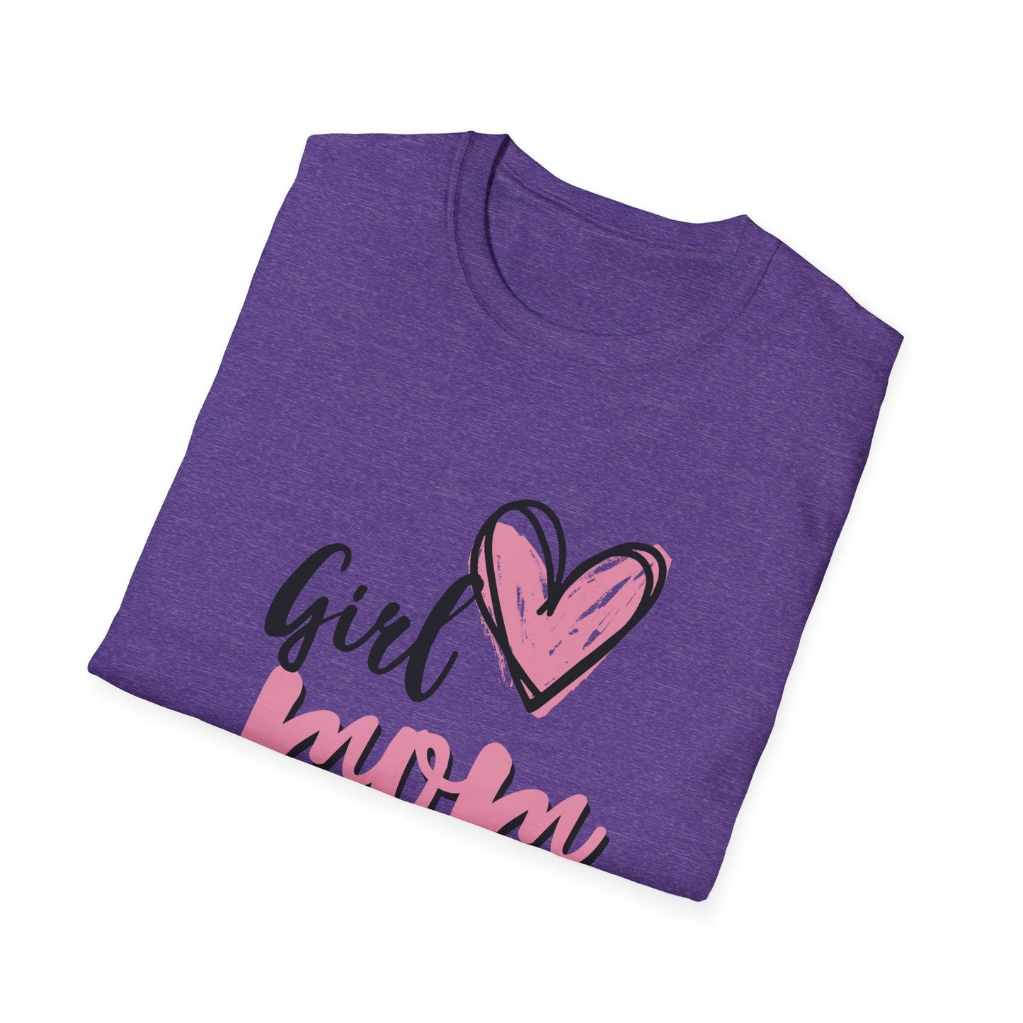 Girl Love Mom T-Shirt | Unisex Softstyle Tee for Mother's Day