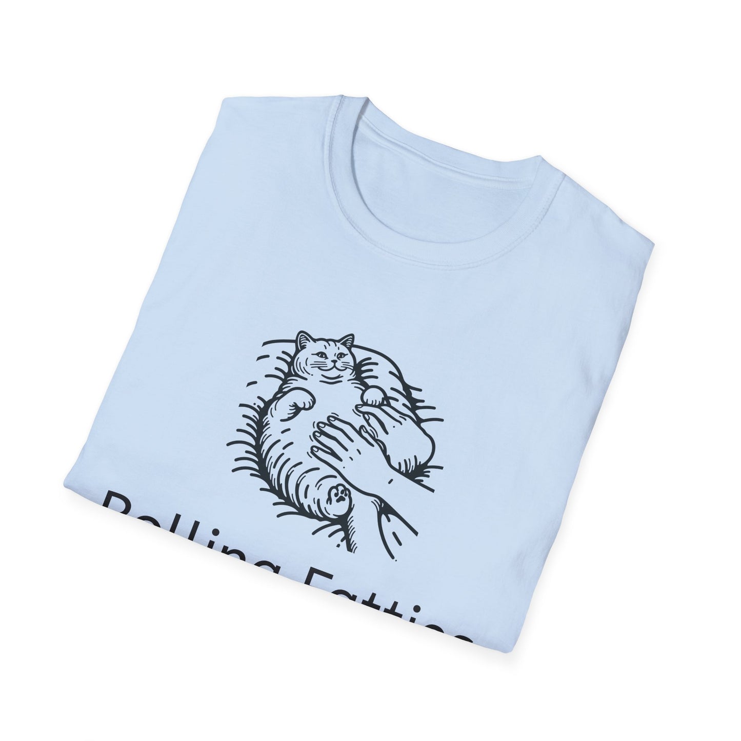 Rolling Fatties Unisex Softstyle T-Shirt, Funny Graphic Tee, Casual Wear, Gift for Hippies, Unique Gift, Birthday Apparel