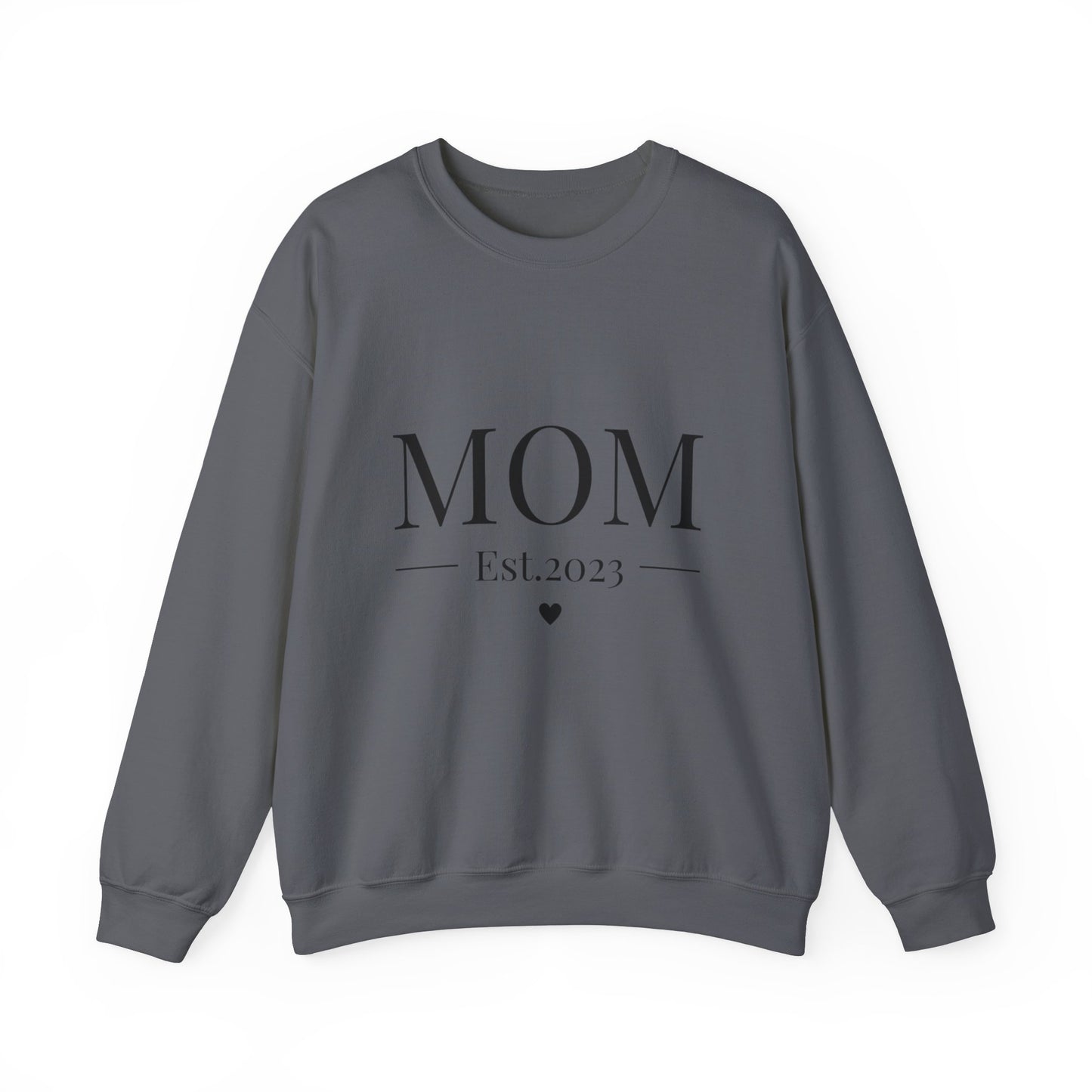 Mom Est. 2023 Crewneck Sweatshirt - Perfect Gift for New Moms