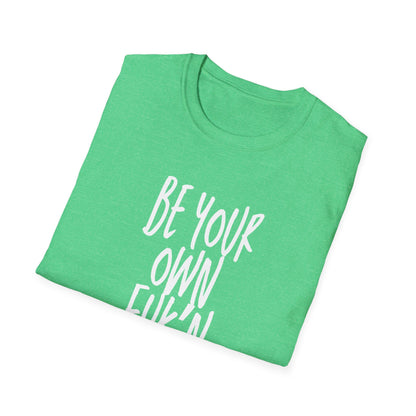 Be Your Own Hero Unisex Softstyle T-Shirt, Casual Graphic Tee, Comfortable Daily Wear, Great for Gifting, Perfect for Holidays