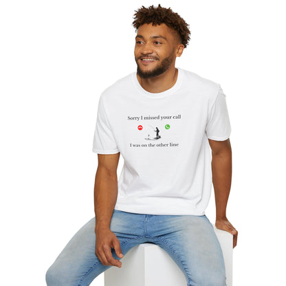 Unisex Softstyle T-Shirt - I was on the other line