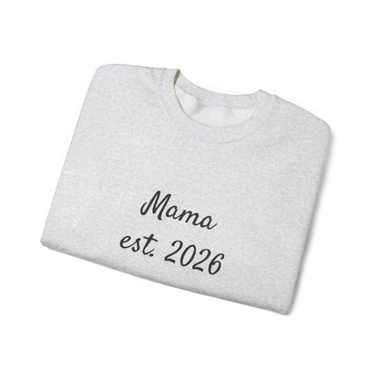 Unisex Mother's day Mama with Child Names Personalize Embroider Heavy Blend™ Crewneck Sweatshirt