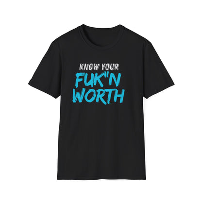 Your Worth Empowering Statement Tee, Know Your Worth Shirt, Inspirational Graphic T-Shirt, Motivational Casual Wear, Gifts for Friends, Unisex [...]