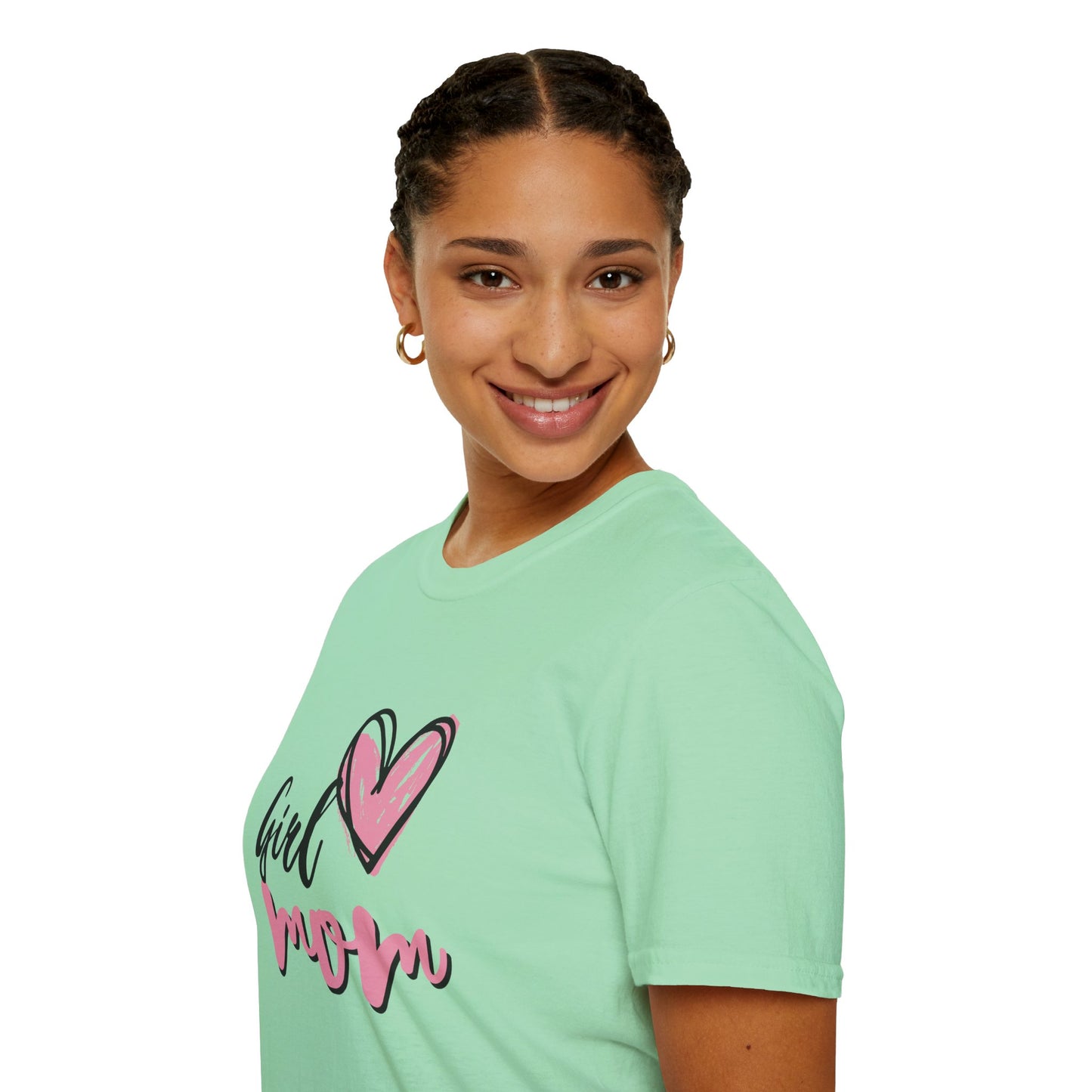 Girl Love Mom T-Shirt | Unisex Softstyle Tee for Mother's Day