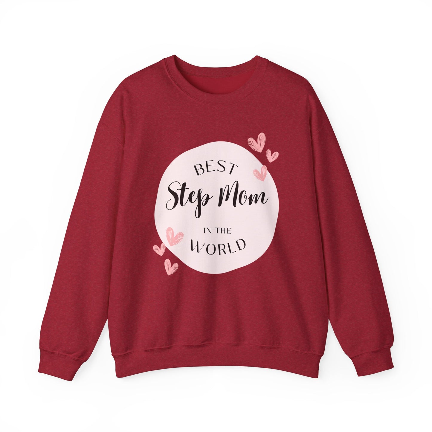 Best Step Mom Crewneck Sweatshirt – Cozy Gift for Step Moms