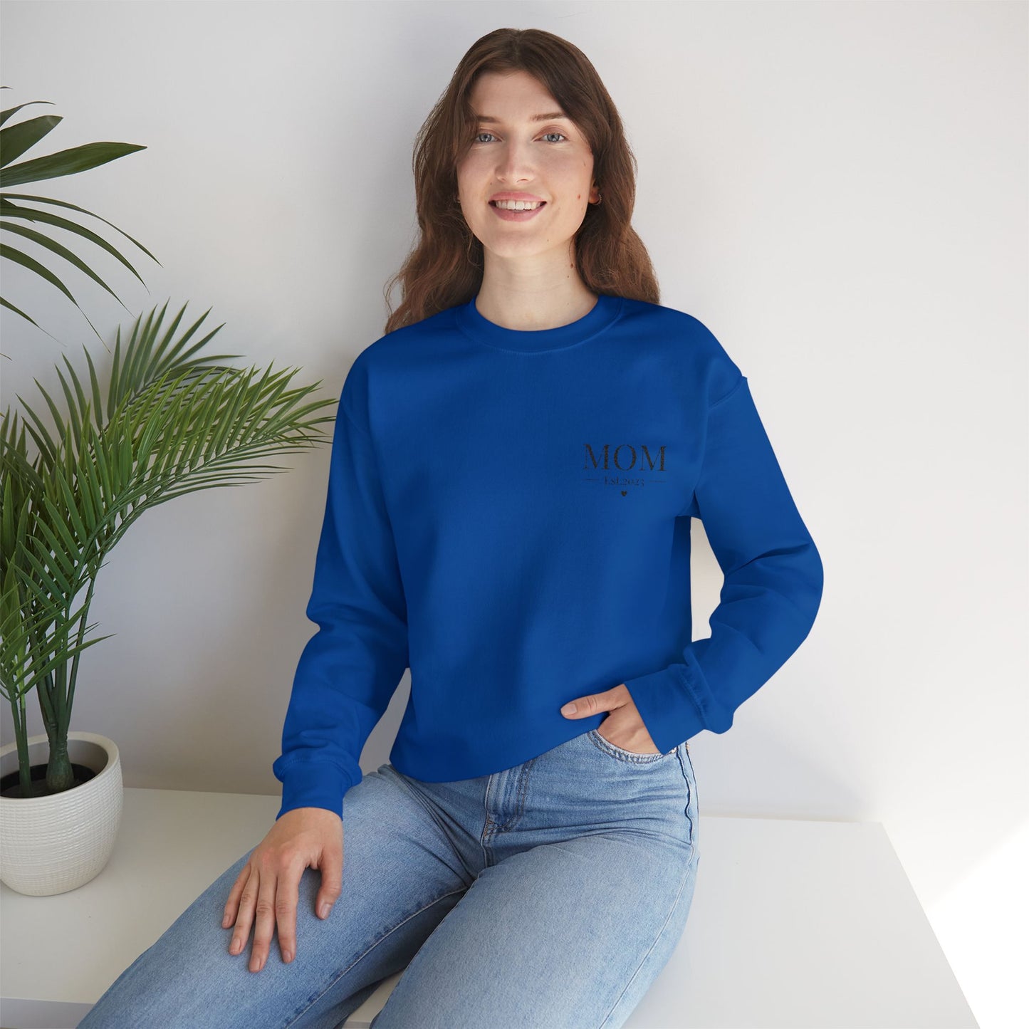 Mom Life Crewneck Sweatshirt - Cozy Unisex Pullover for Mother's Day
