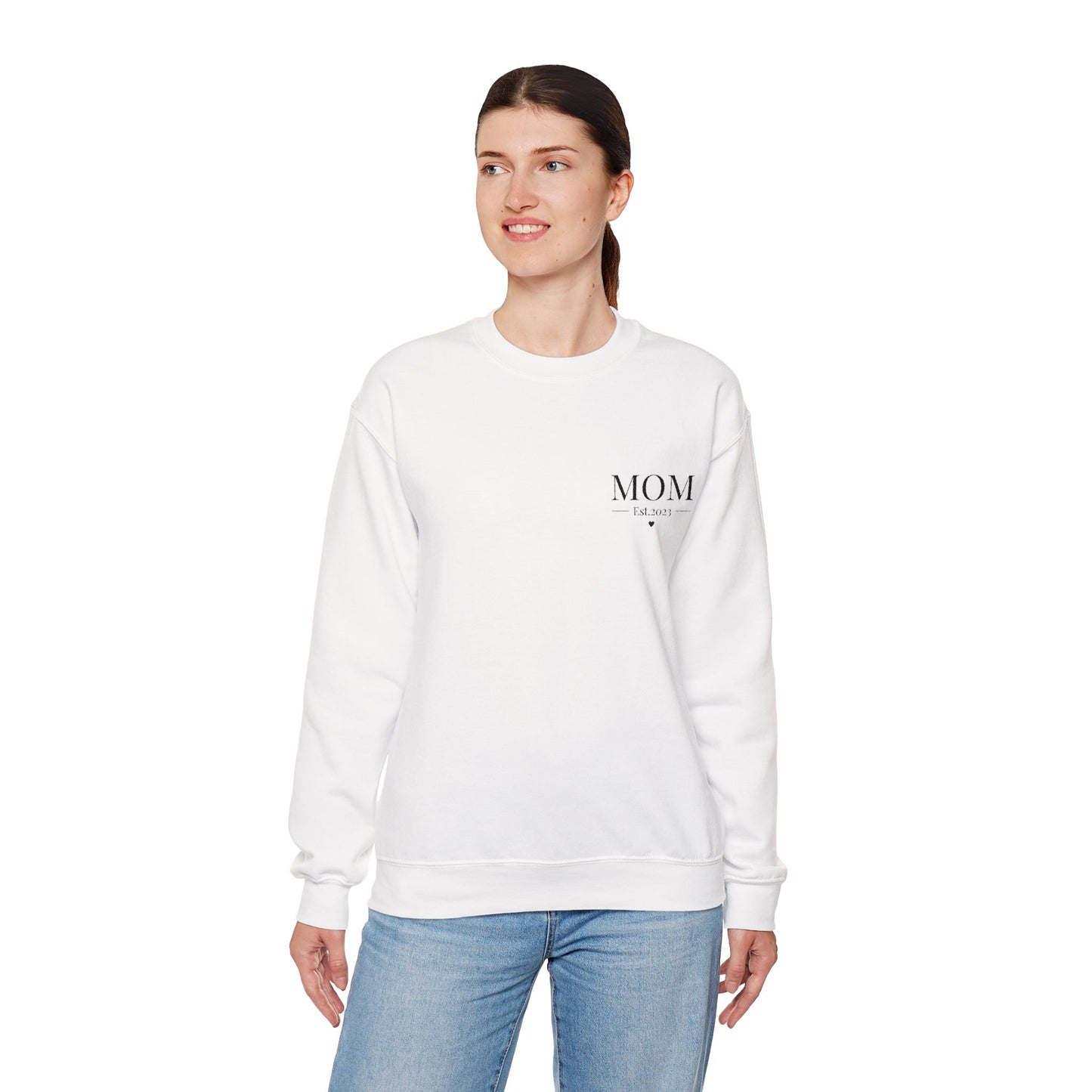 Mom Life Crewneck Sweatshirt - Cozy Unisex Pullover for Mother's Day