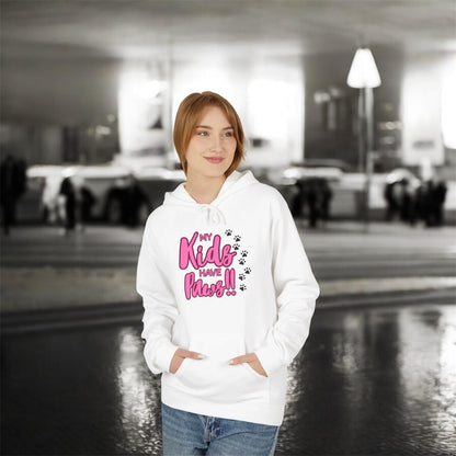 Unisex Midweight Softstyle Fleece Hoodie My Kids have Paws