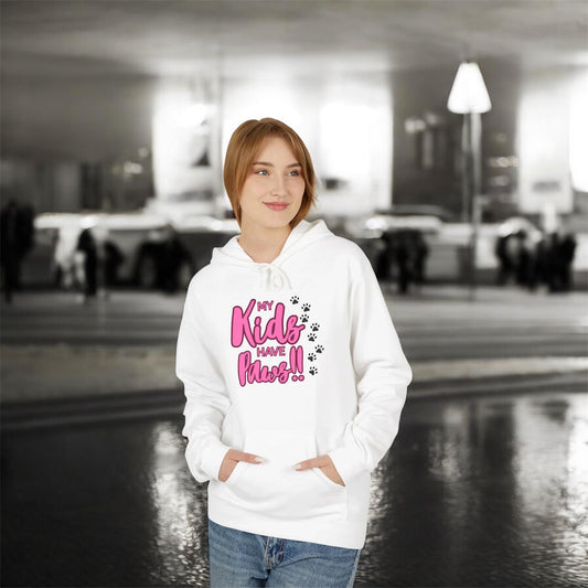 Unisex Midweight Softstyle Fleece Hoodie My Kids have Paws